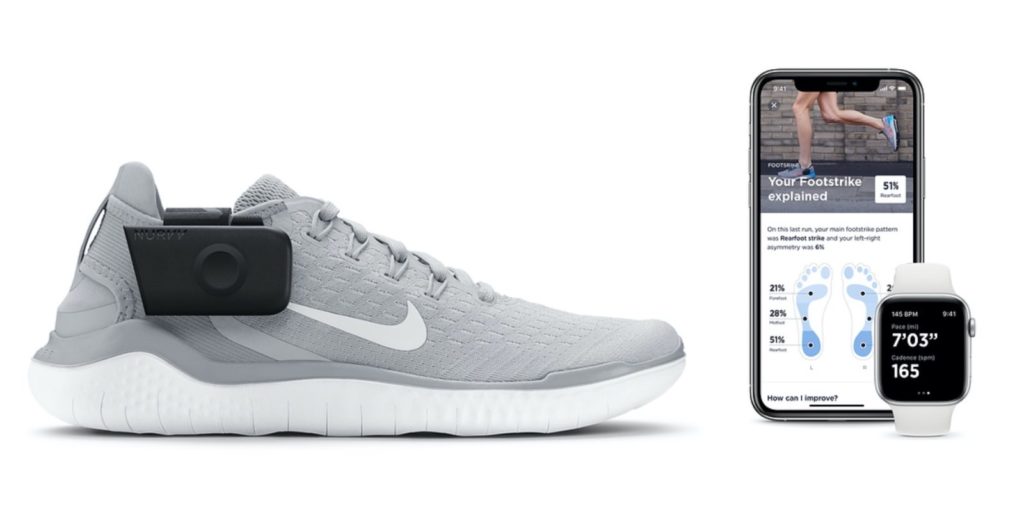 Bota značky Nike s aplikací NURVV Run