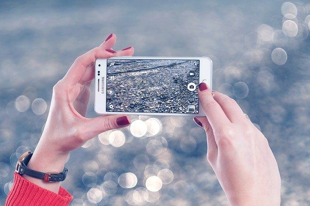 focení mobilním telefonem